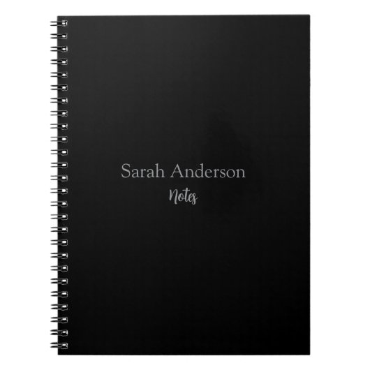 Cahier Journal à Spirale Notes Personnalisées Sara (Devant)