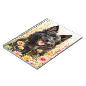 Cahier – Journal aquarelle du Schipperke Chien (Côté gauche)