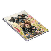 Cahier - Journal aquarelle Schnauzer pour chien Lo (Côté Droit)