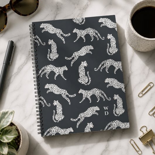 Cahier Journal | Cahier Spirale à Motif Guépard