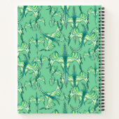 Cahier Journal Carnet Spirale Dragon Vert (Dos)