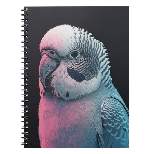 Cahier Journal de bord d'oiseau Perroquet (Devant)
