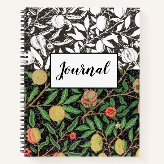 Cahier Journal de Conception William Morris (Devant)