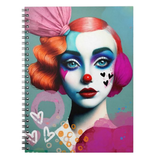 Cahier Journal Fille de Clown (Devant)