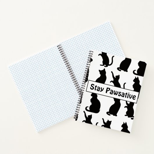 Cahier Journal Gras Noir & Blanc Propre (Intérieur)
