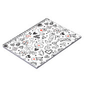 Cahier Journal Intime Love Doodle Mignon (Côté gauche)