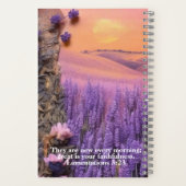 Cahier Journal Lavande Lamentations 3:23 (Verso)