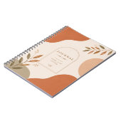 Cahier Journal Minimaliste Neutre | (Côté gauche)