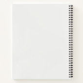 Cahier Journal Moderne Gras Sans Serif (Dos)