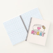 Cahier Journal Moderne Rétro Mignon | vie d'infirm (Intérieur)