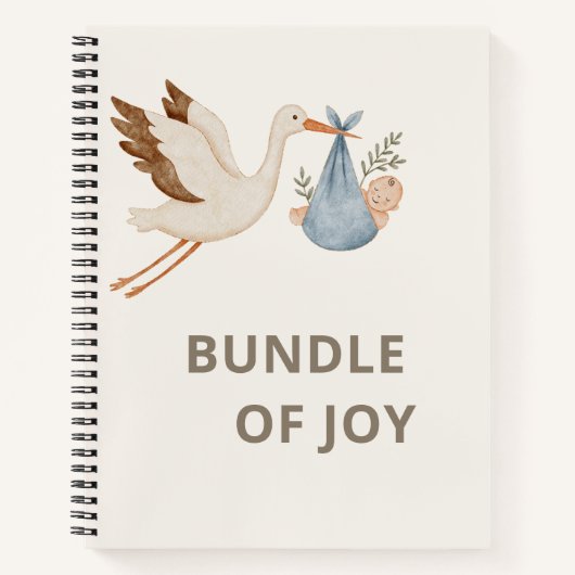 Cahier Journal Moderne Sans Serif Gras (Devant)