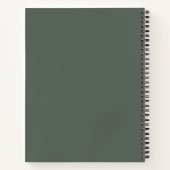 Cahier Journal Moderne Script Gras | mama (Dos)