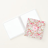 Cahier Journal Monogramme Floral Rose (Intérieur)