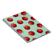 Cahier Journal Motif Pomme Rouge (Côté Droit)