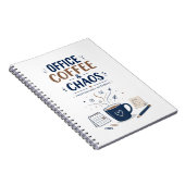 Cahier Journal Professionnel Café & Chaos de Burea (Côté Droit)