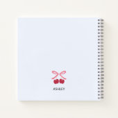 Cahier Journal | Ruban Cerise Mignon (Dos)