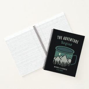 Cahier Journal Tasse à Café Le Début de l'Aventure