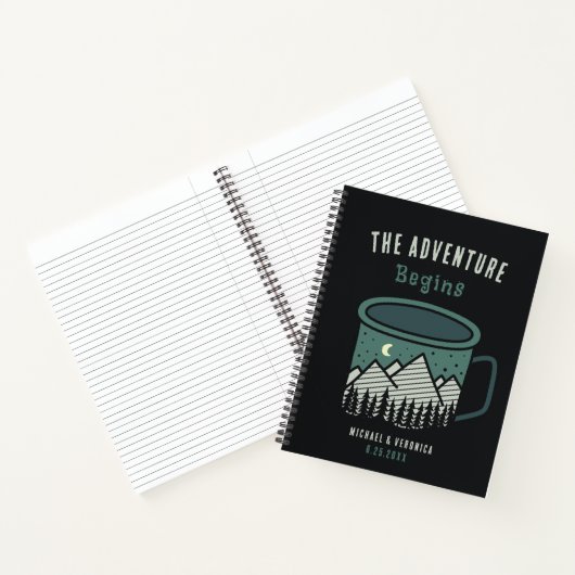 Cahier Journal Tasse à Café Le Début de l'Aventure (Intérieur)