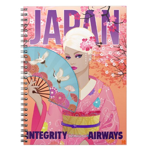 Cahier joyeux au Japon (Devant)