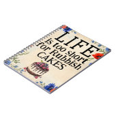 Cahier La Vie Est Trop Courte (Côté gauche)