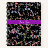 Cahier libellules colorées (Devant)
