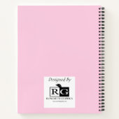 Cahier Licorne Anime Rose Petite Fille (Dos)