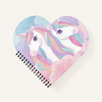 Cahier Licorne Coloré Journal Magique Mignon