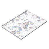Cahier Licorne Magique pour Filles (Côté gauche)