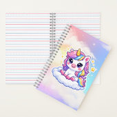 Cahier Licorne Mignonne (À l'intérieur)