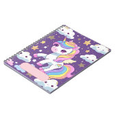 Cahier Licorne Mignonne – Nom éditable (Côté gauche)