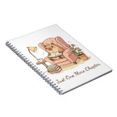 Cahier lisant capybara mignon – Juste un chapitre (Côté Droit)