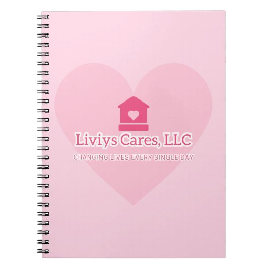 Cahier Logo Liviys Cares (Devant)