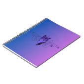 Cahier loup violet (Côté gauche)