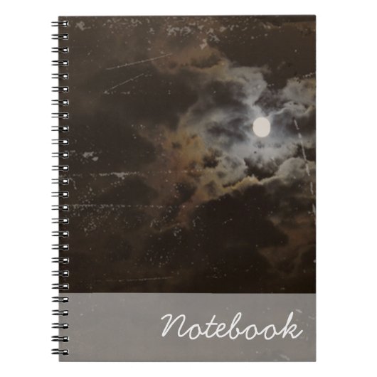 Cahier lune effrayante (Devant)