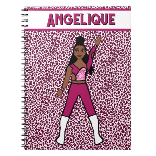Cahier Majorette Danseuse Baie Léopard (Devant)