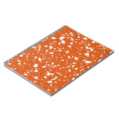 Cahier Marbré Orange Brûlé (Côté gauche)