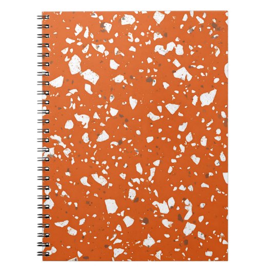 Cahier Marbré Orange Brûlé (Devant)