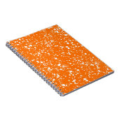 Cahier Marbre Orange Coucher de Soleil (Côté Droit)