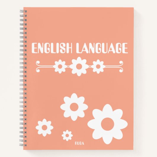 Cahier Mignon Abricot (Devant)