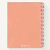 Cahier Mignon Abricot (Dos)