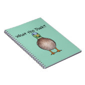 Cahier mignon avec canard (Côté Droit)
