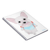 Cahier mignon bouledogue français (Côté Droit)