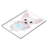 Cahier mignon bouledogue français (Côté gauche)