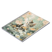 Cahier Mignon Chat aux Fleurs (Côté gauche)