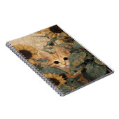 Cahier Mignon Chatons dans les Fleurs (Côté Droit)