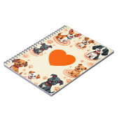 Cahier Mignon Chien de Dessin Animé  - Journal Ado (Côté gauche)