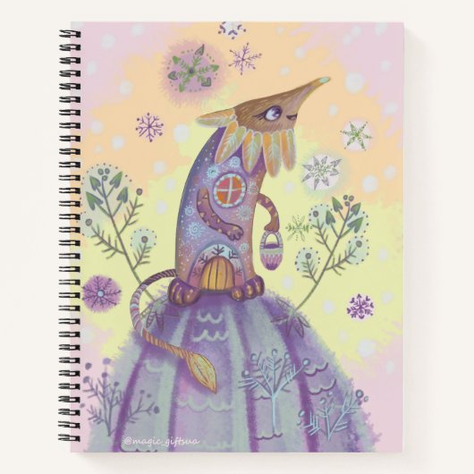Cahier mignon d'hiver (Devant)