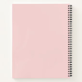 Cahier Mignon Gâteau Donut Rose Journal Relié (Dos)
