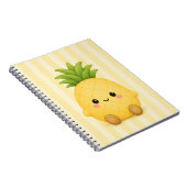 Cahier Mignon Kawaii Ananas (Côté Droit)
