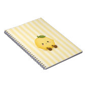 Cahier Mignon Kawaii Citron (Côté Droit)